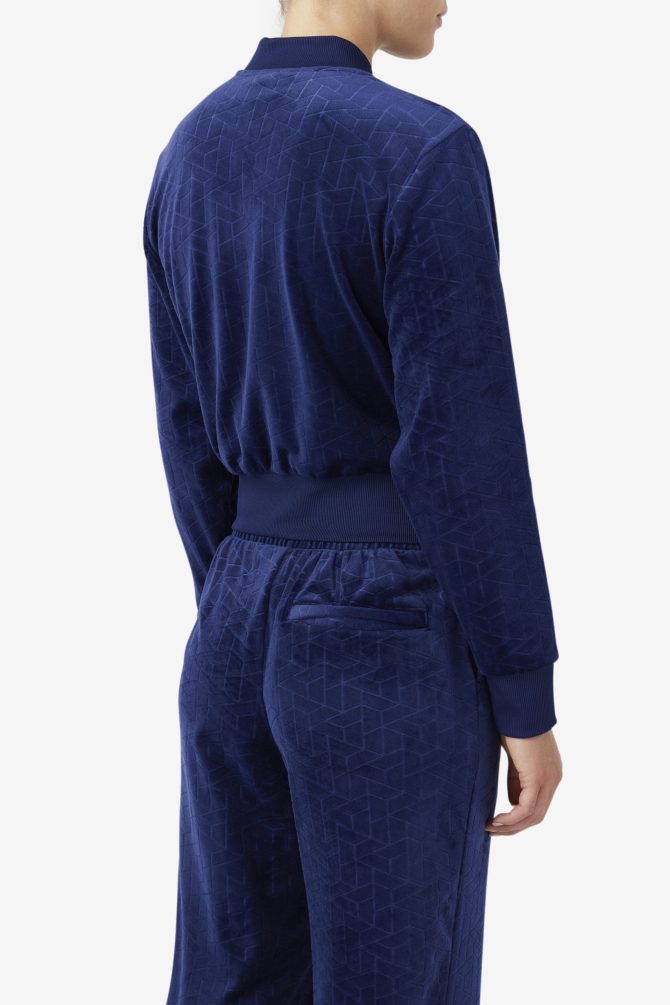 Zenaida Velour Track Jacket - Image 3