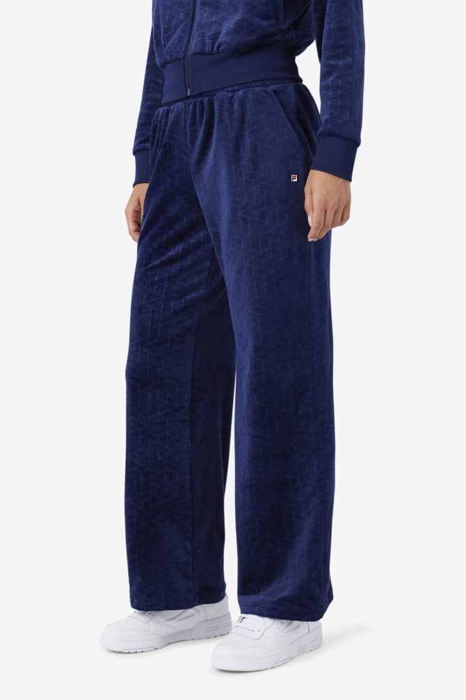 Devika Velour Track Pant - Image 2