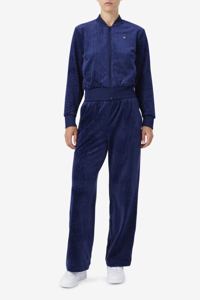 Devika Velour Track Pant - Image 4