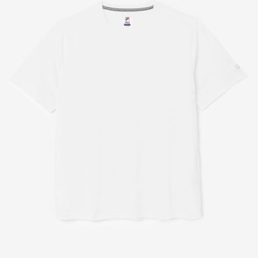 essentials heather mesh crew