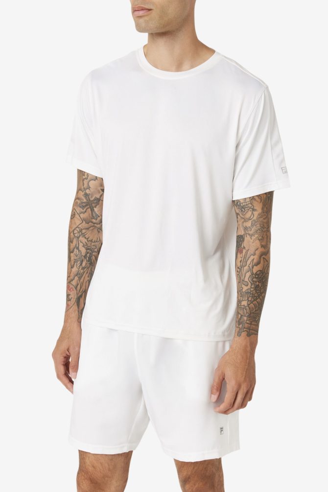 essentials heather mesh crew - Image 2