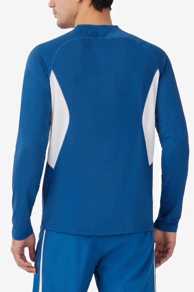 Center Court Long Sleeve Henley Tee - Image 4