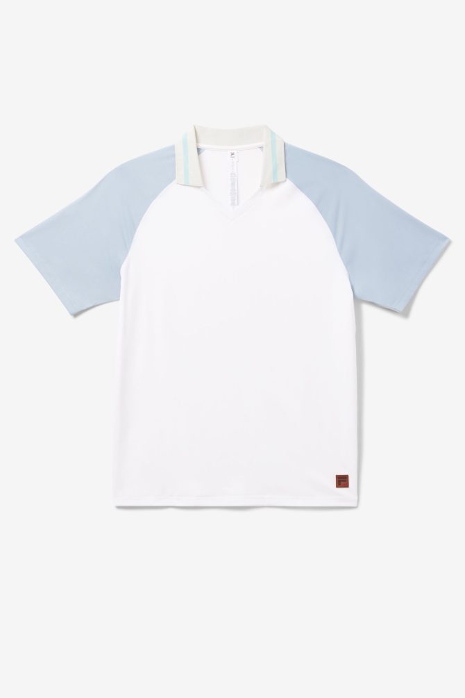 Cross Court V-Neck Polo