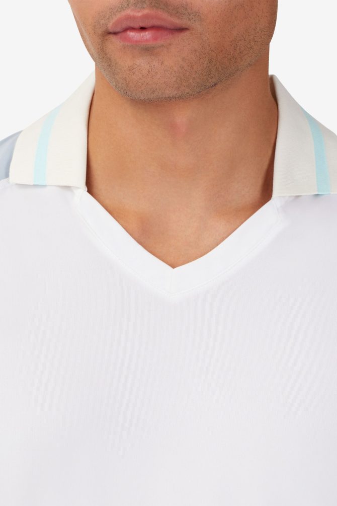 Cross Court V-Neck Polo - Image 4