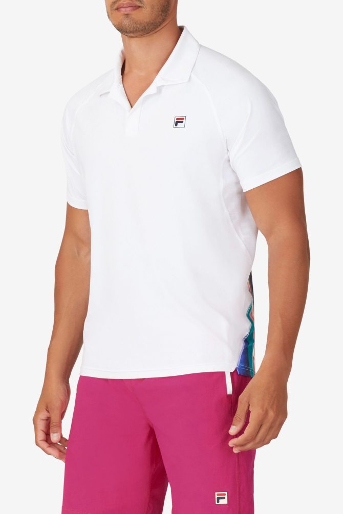 Center Court Galaxy Printed Polo - Image 2