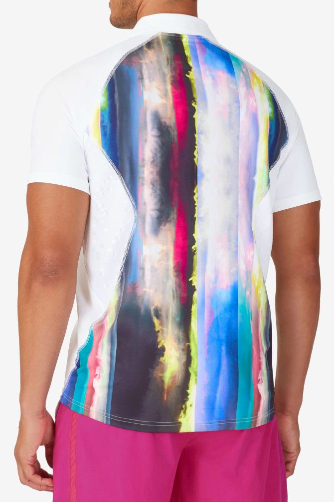 Center Court Galaxy Printed Polo - Image 4