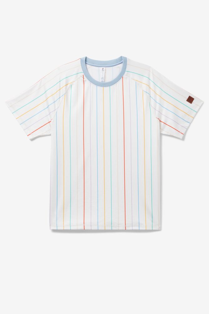 Cross Court Short Sleeve Printed Crew