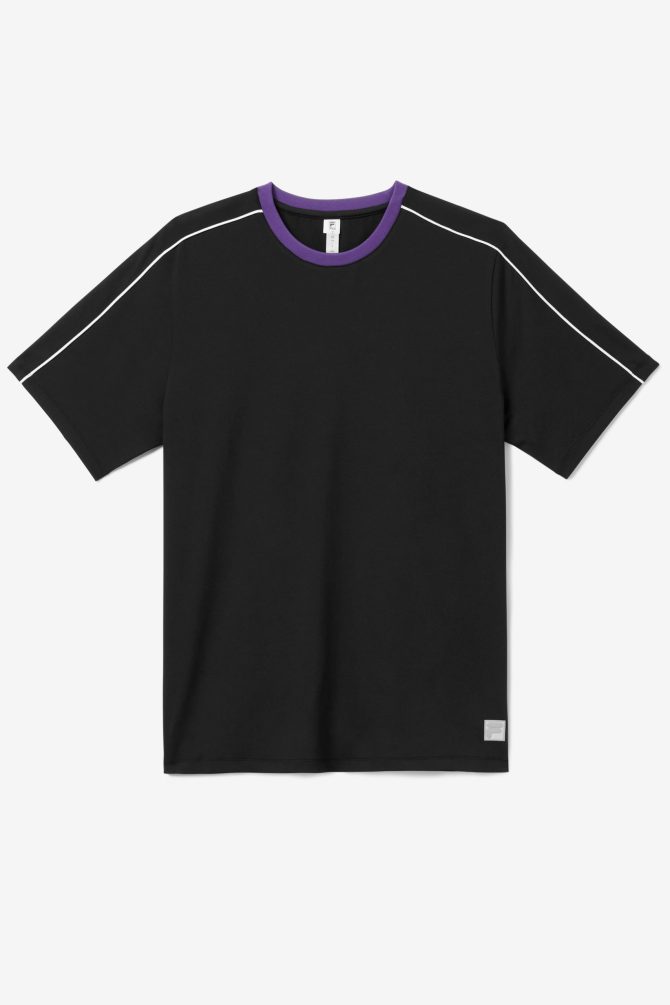 Back Spin Short Sleeve Crew