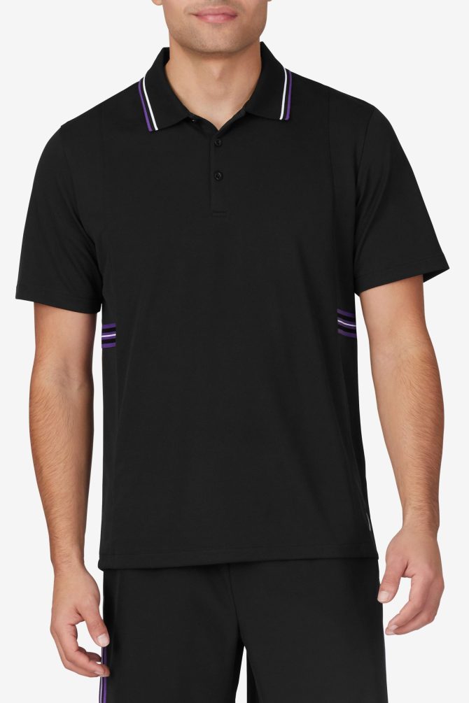 Back Spin Short Sleeve Signature Polo - Image 2