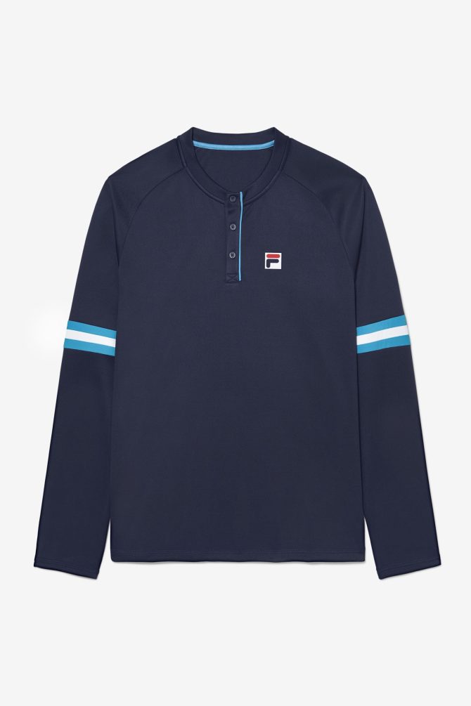 Tie Breaker Long Sleeve Henley