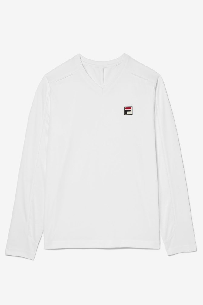 Whiteline Long Sleeve V-Neck