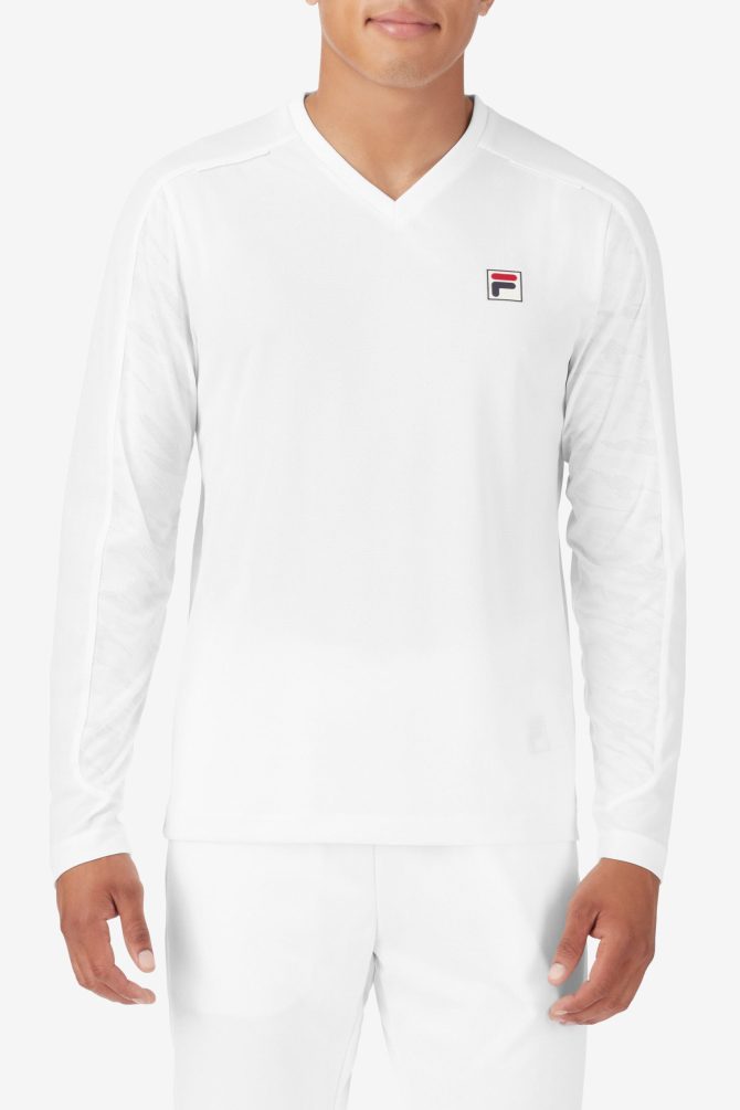 Whiteline Long Sleeve V-Neck - Image 2
