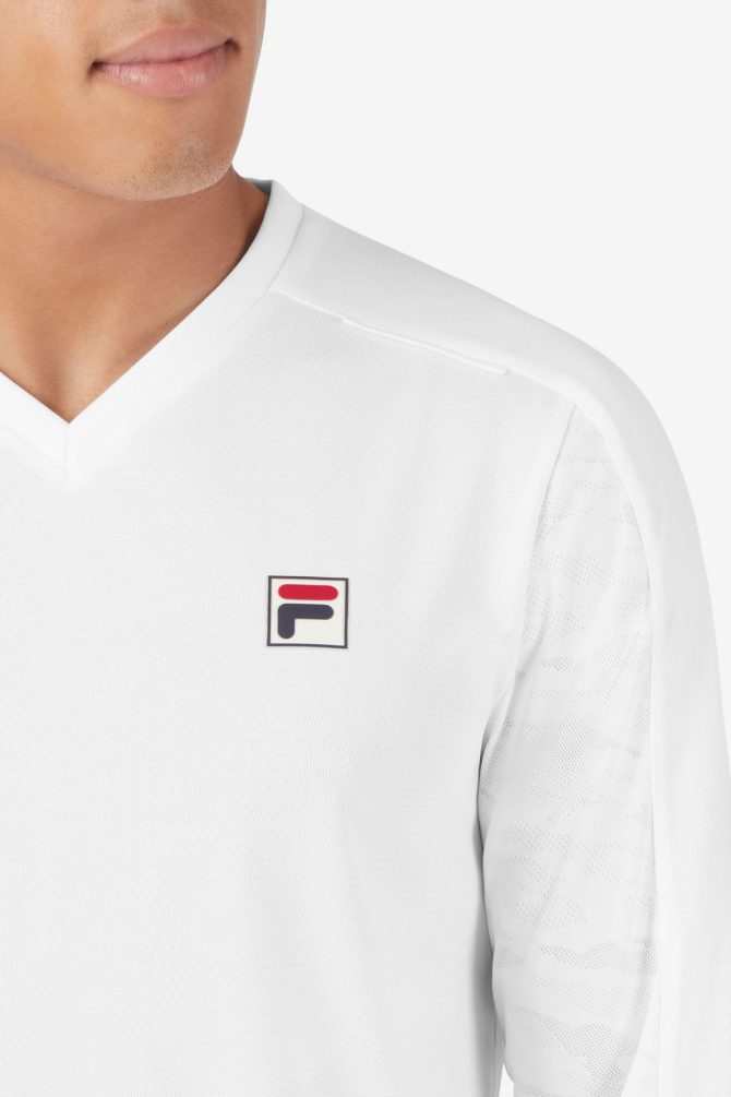 Whiteline Long Sleeve V-Neck - Image 3