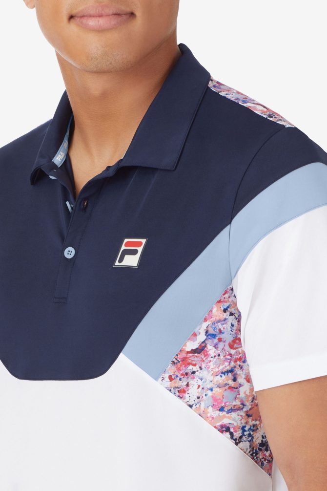 Solar Power Short Sleeve Color Blocked Polo - Image 3