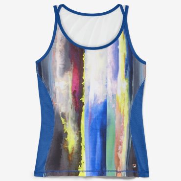 Center Court Galaxy Printed Full Coverage Tank
