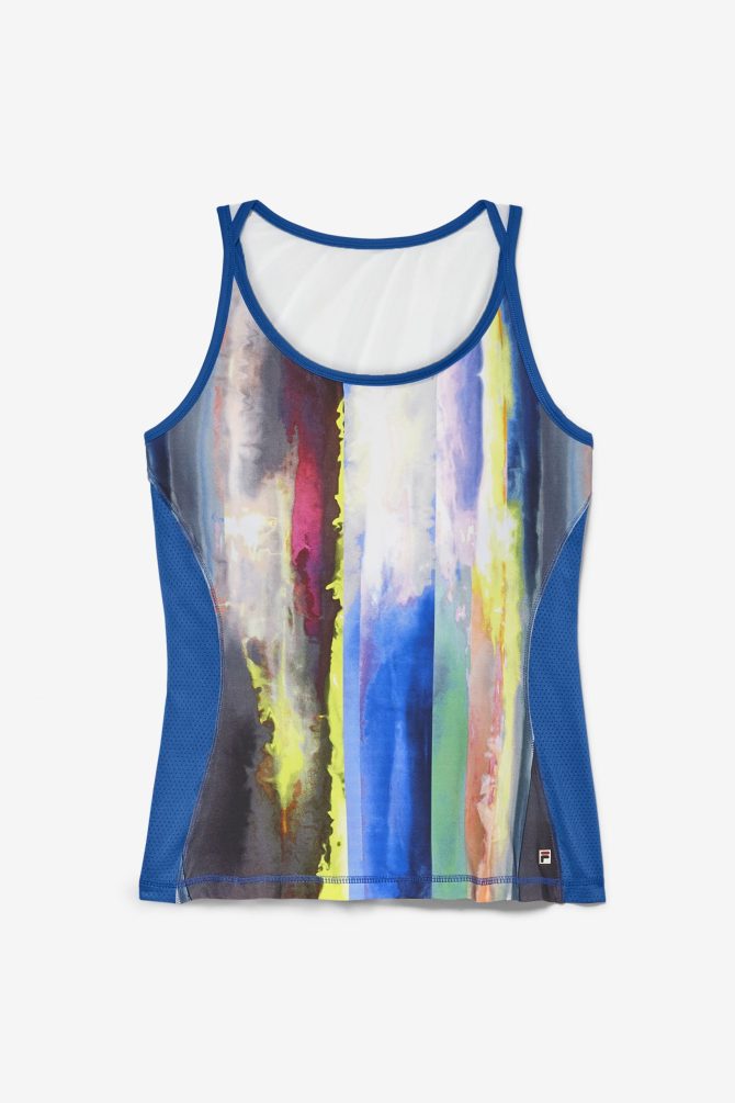 Center Court Galaxy Printed Full Coverage Tank