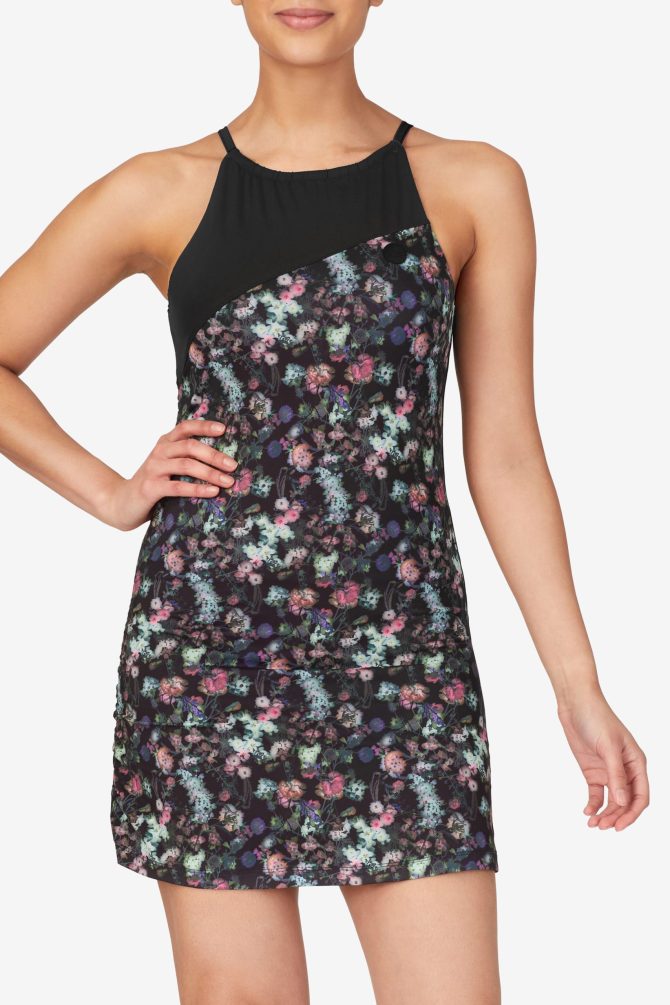 Kick Serve Printed Halter Dress - Image 2