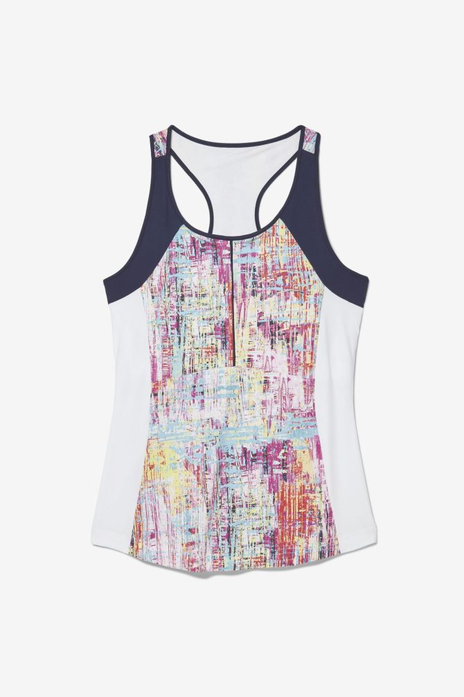 Alley Printed Racerback Tank