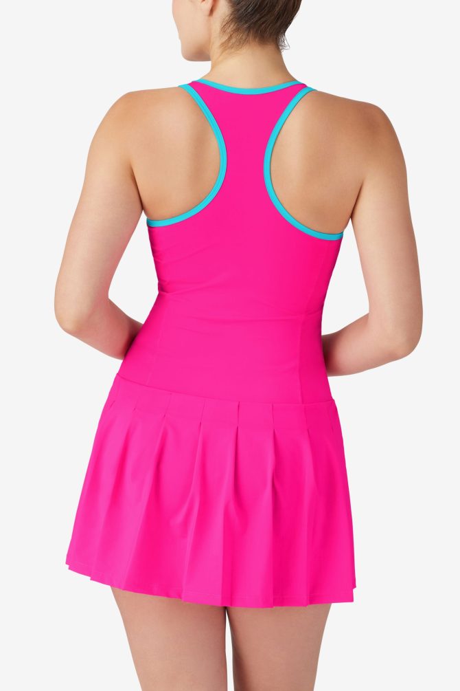 Tie Breaker Pleated Dress - Image 4