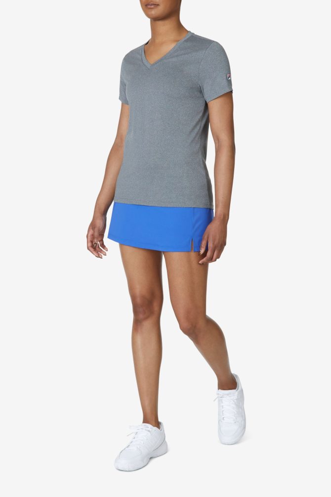 TENNIS SHORT SLEEVE V-NECK TOP - Image 4