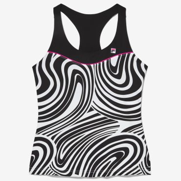 Tie Breaker Printed Racerback Tank