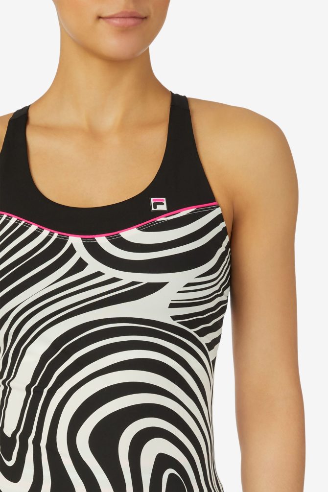 Tie Breaker Printed Racerback Tank - Image 3